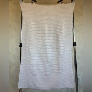 White Angel Crochet Baby Blanket
